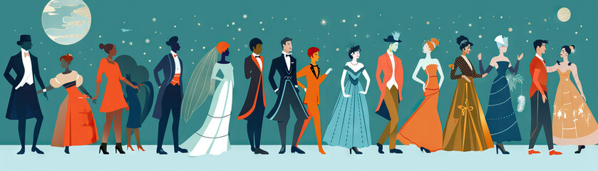 Time Travelers' Ball: Journey Through the Ages in a Timeless Celebration of History and Fashion