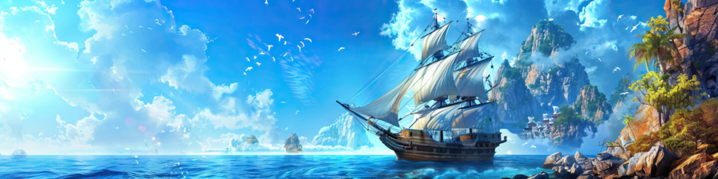 Nautical Adventure Cruise: Sail Away on an Oceanic Voyage Filled with Pirates, Mermaids, and Treasure