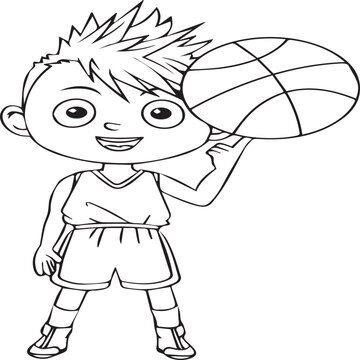 Basketball coloring pages. Basketball coloring pages for coloring book