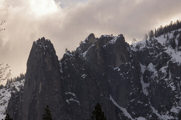 Rock Formations in Yosemite Park