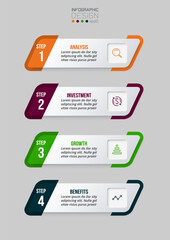 Infographic template business concept with workflow.
- 765637181
