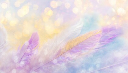 Sparkling dreamy watercolor illustration with purple base.