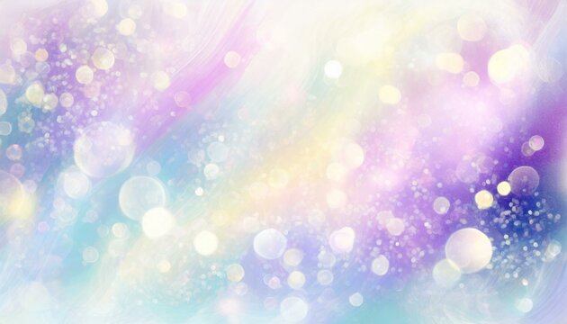 Sparkling dreamy watercolor illustration with purple base.