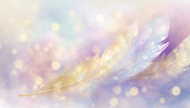 Sparkling dreamy watercolor illustration with purple base.