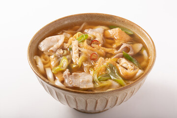 油あげ肉ネギうどん