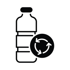 Plastic Bottle icon editable stock vector icon