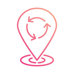 Place  icon editable stock vector icon