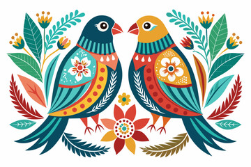 bird-couple-pattern-design-white-background.