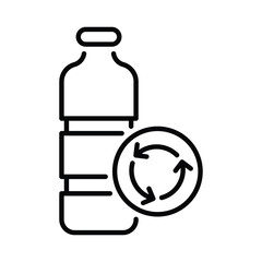 Plastic Bottle icon editable stock vector icon