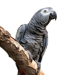 Fototapeta premium parrot isolated on white 