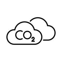 Co2  icon editable stock vector icon