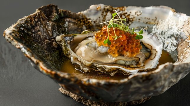 oyster delicacy dish.