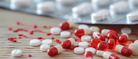 medicine background, world health day