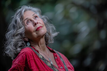 Naklejka premium Portraits of Joyful Mature Women Embracing Life