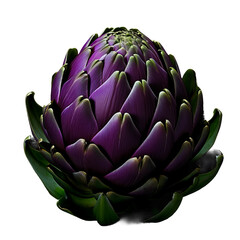 Fototapeta premium artichoke isolated on white background