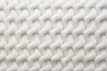 Textura de tejido de ropa de lana de color blanco.