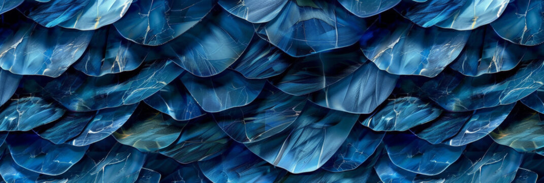 blue natural dragon scale background