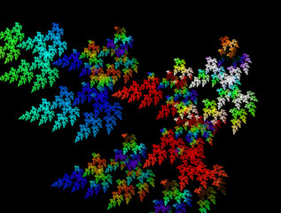 Imaginatory fractal abstract background Image