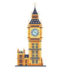 london icon design flat vector illustration isolate