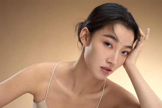 Portrait of young and beautiful women