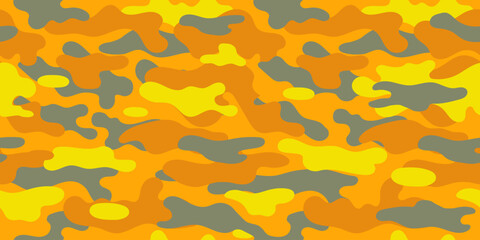 Bright  camouflage pattern for trendy clothing design. Creative camouflage military pattern. 
