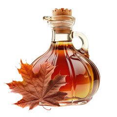 Maple syrup isolated on transparent background