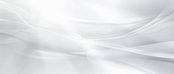 Ethereal White Fabric Background Illustrating a Soft, Elegant, and Minimalistic Design - obrazy, fototapety, plakaty