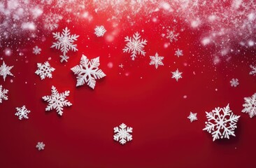 A Christmas-theme background adorned with decorative holiday design elements, providing a festive canvas with sample copy space for your text or graphics. Christmas card.