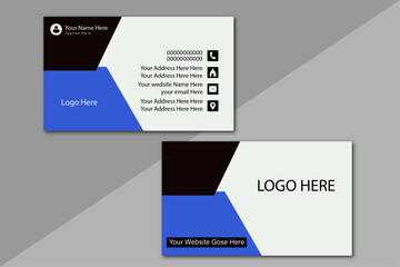 Double-sided creative business card template. Portrait and landscape orientation. Modern Business Card - Creative and Clean Business Card Template. creative modern name card and business card.