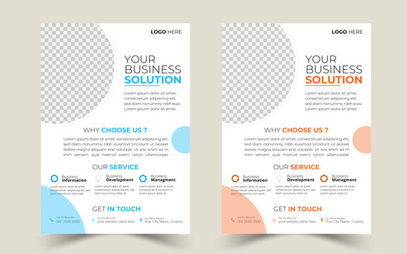  flyer. newest trendy creative corporate multipurpose minimal official business advertising magazine poster flyer with creative corporate trendy geometric shape template print design 