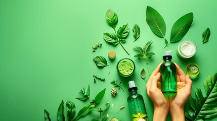 A digital marketing campaign promoting green products 