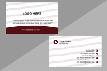 Double-sided creative business card template. Portrait and landscape orientation. Modern Business Card - Creative and Clean Business Card Template. creative modern name card and business card.