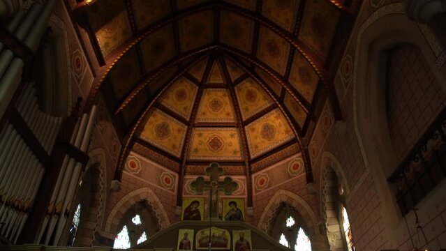 interior of the church of st john the baptist