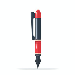 pen ink supply mockup branding element icon vector