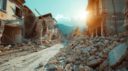 Broken City: Earthquake's Trail of Destruction Unveiled

