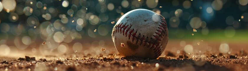 Baseball pitch in slow motion