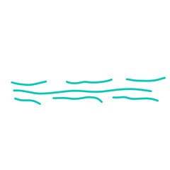 Doodle wind moving line