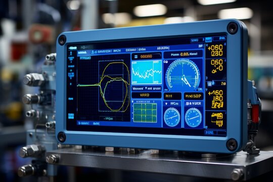 In-depth View of an Advanced Multi-Function Display (MFD) in an Industrial Environment