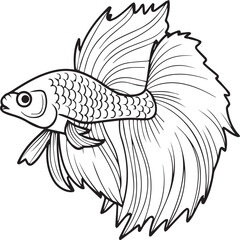 Domestic animals coloring pages. Domestic animals outline vector