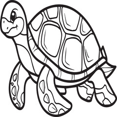 Domestic animals coloring pages. Domestic animals outline vector