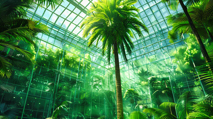 Tropical Greenhouse in Singapore, Exotic Plants and Modern Architecture at Marina Bay