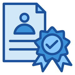 Portfolio Blue Icon