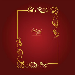 Vector luxury decorative golden vintage frames and borders. retro ornamental frame art and illustration.
