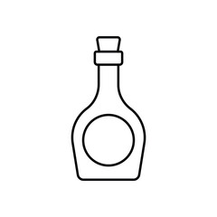 Thin Line Rum vector icon