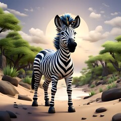 Wild Zebra 