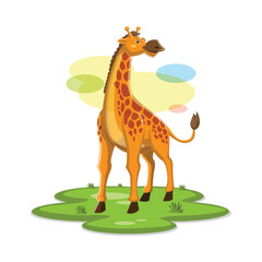 Fototapeta premium Giraffe design vector. Giraffe vector concept.