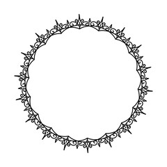 Circle Border Ligature