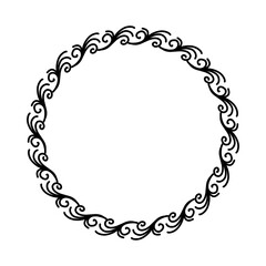 Circle Border Ligature