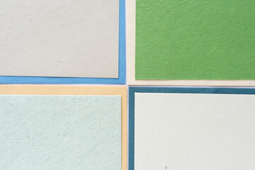 neutral color paper card frames