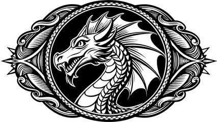 dragoon-camafeum vector illustration